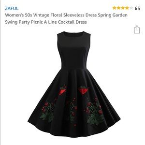 Zaful strawberry embroidered dress.